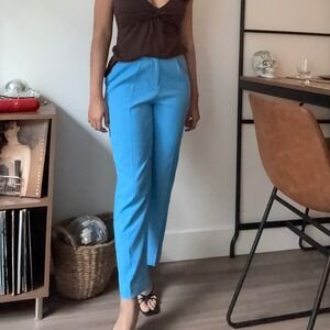 A New Day Blue High Rise Straight Leg Stretch‎ Pants Women's Size 2